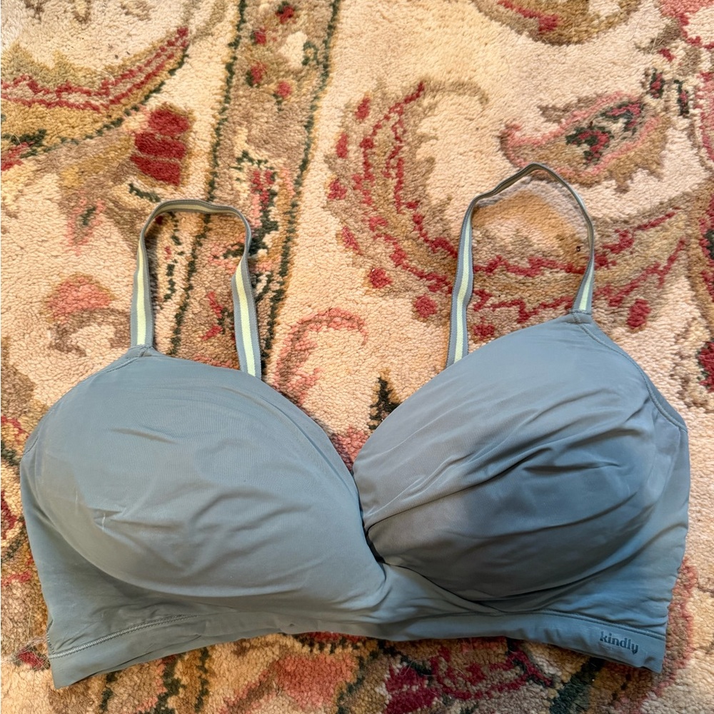 Kindly Olive Green Wireless T-Shirt Bra